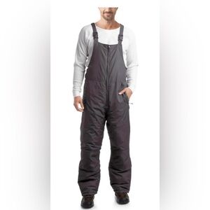 Gemsye Charcoal Grey‎ Ski Bib Overalls Boys Youth Size 14/16 Pristine